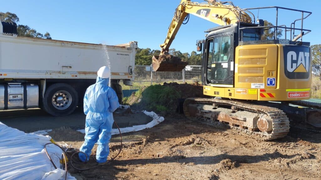 Garage demolition and asbestos removal